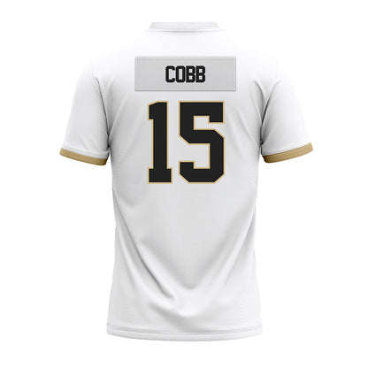 Purdue - NCAA Football : Vinaz Cobb - White Premium Football Jersey-1
