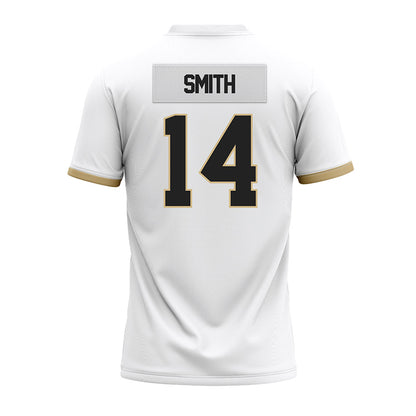 Purdue - NCAA Football : Emoni Smith - White Premium Football Jersey-1