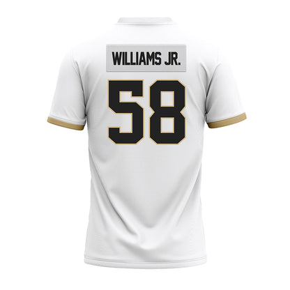 Purdue - NCAA Football : James Williams Jr. - White Premium Football Jersey-1