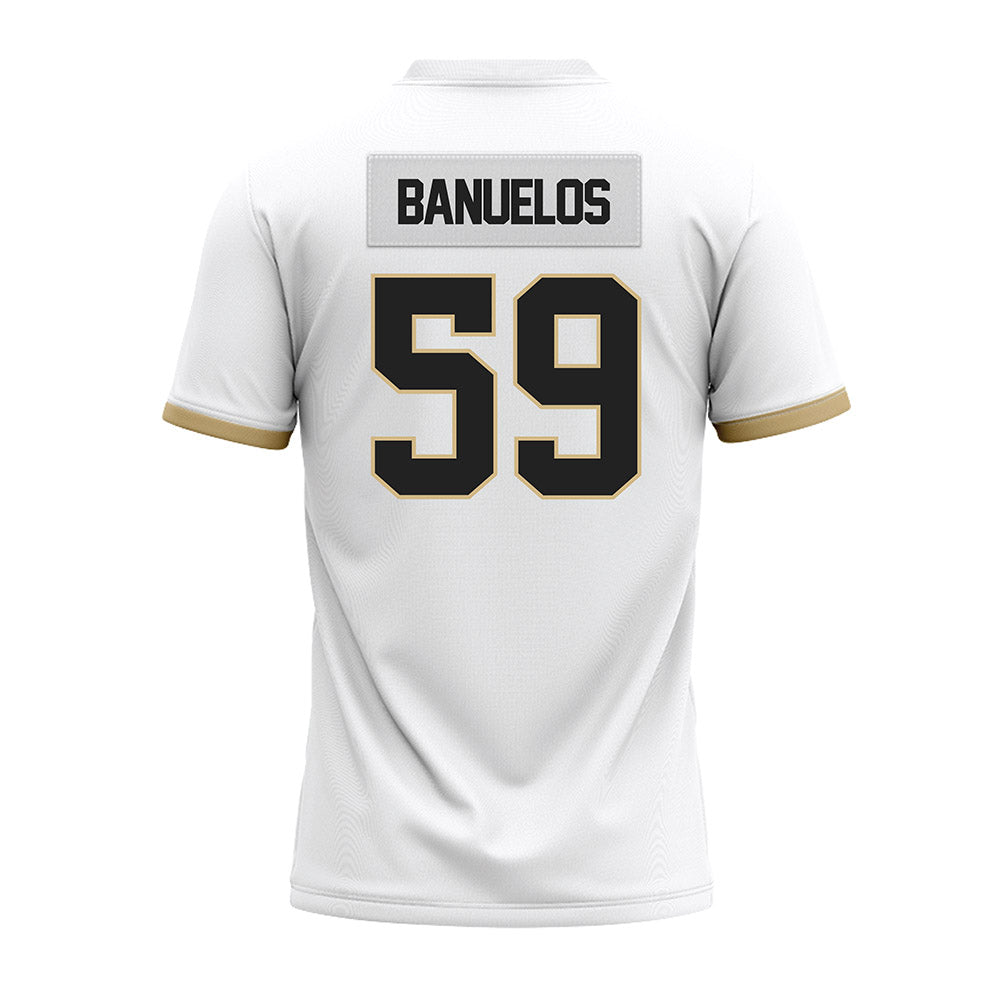 Purdue - NCAA Football : Micah Banuelos - White Premium Football Jersey-1