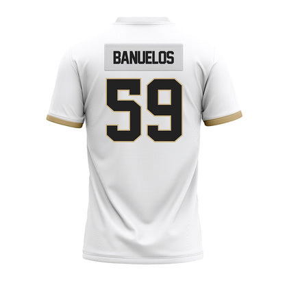 Purdue - NCAA Football : Micah Banuelos - White Premium Football Jersey-1