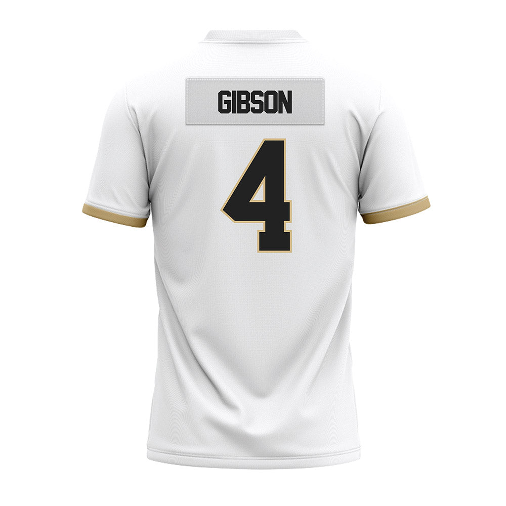 Purdue - NCAA Football : Jerrick Gibson - White Premium Football Jersey-1