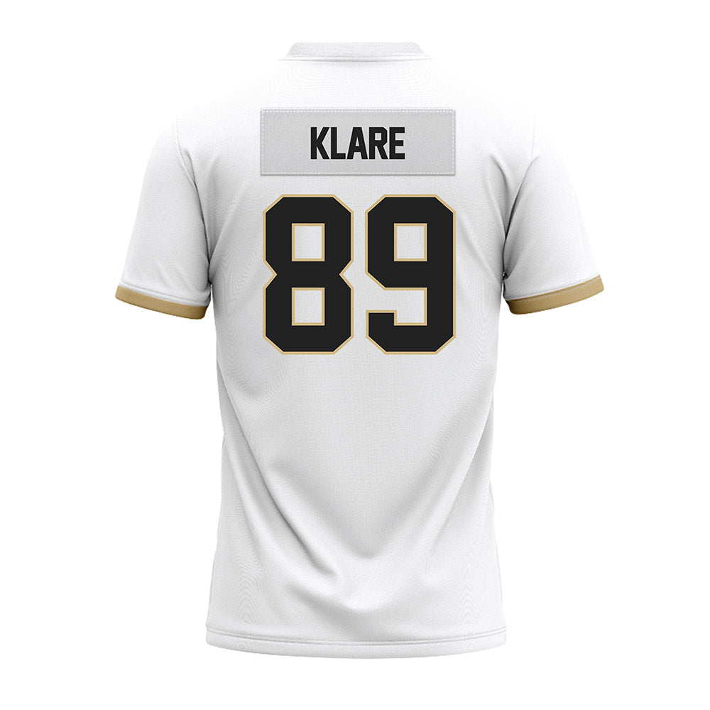 Purdue - NCAA Football : Luke Klare - White Premium Football Jersey-1