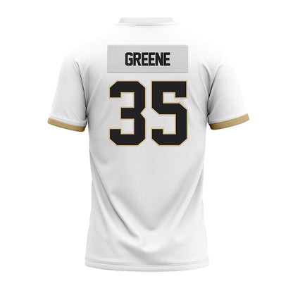 Purdue - NCAA Football : DJ Greene - White Premium Football Jersey-1