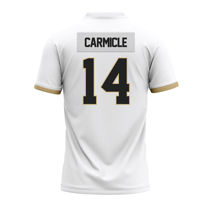 Purdue - NCAA Football : Maximilian Carmicle - White Premium Football Jersey-1