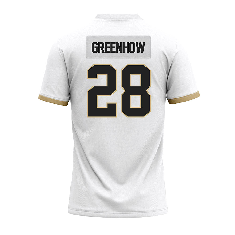 Purdue - NCAA Football : Dana Greenhow - White Premium Football Jersey-1