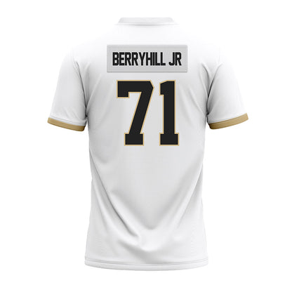 Purdue - NCAA Football : Terrell Berryhill jr - White Premium Football Jersey-1