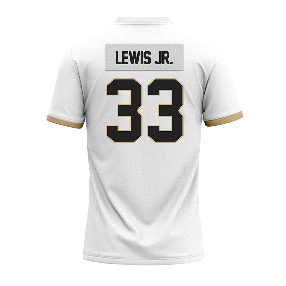 Purdue - NCAA Football : Jeremy Lewis Jr. - White Premium Football Jersey-1