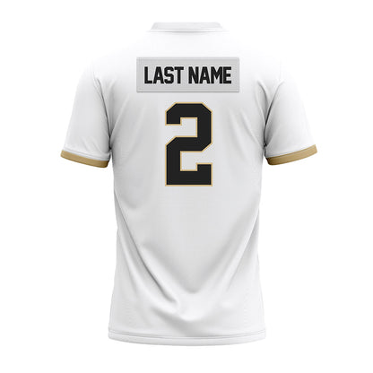 Purdue - NCAA Football : Jaden Mangham - White Premium Football Jersey-1