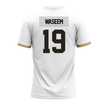 Purdue - NCAA Football : Asaad Waseem - White Premium Football Jersey-1