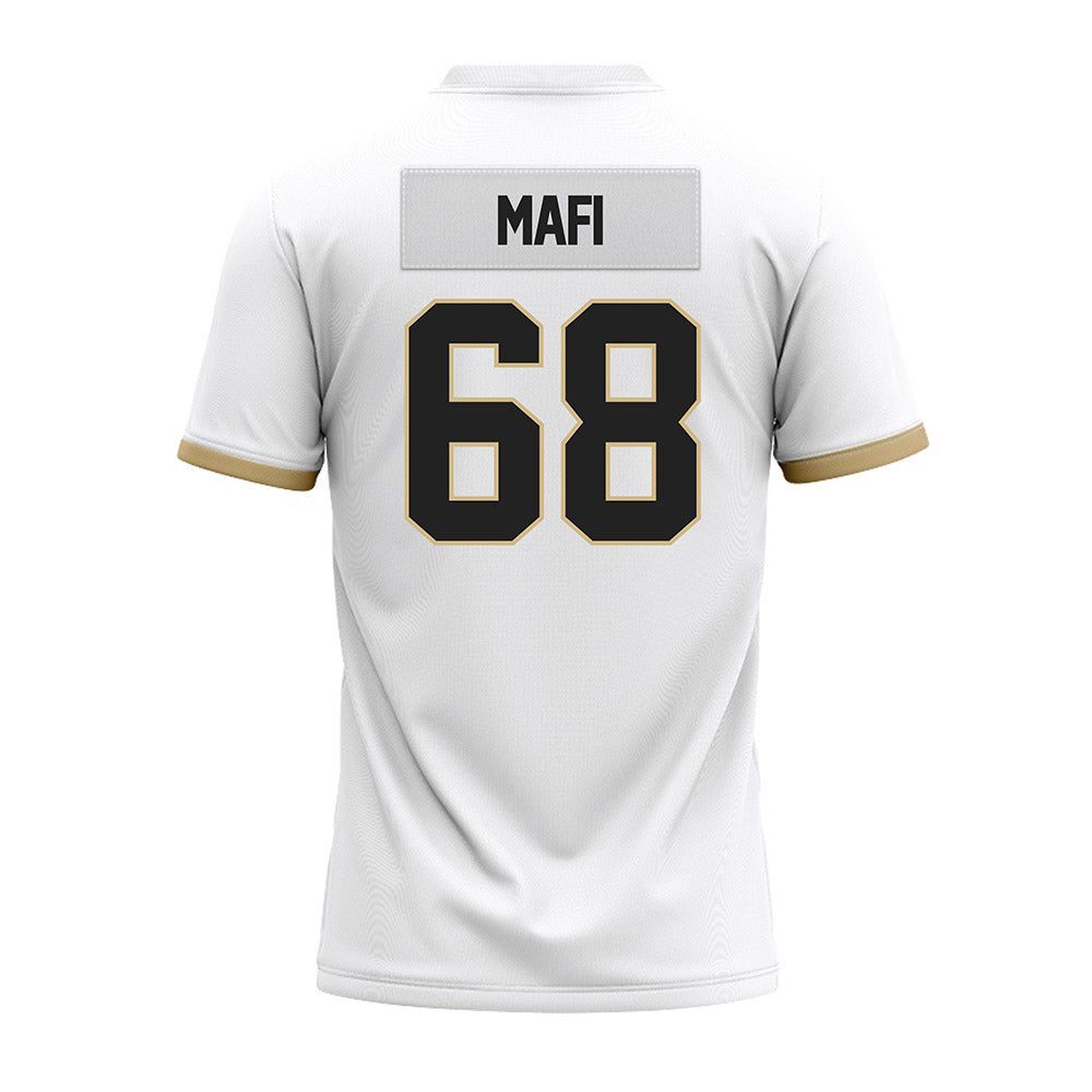 Purdue - NCAA Football : Nuku Mafi - White Premium Football Jersey-1