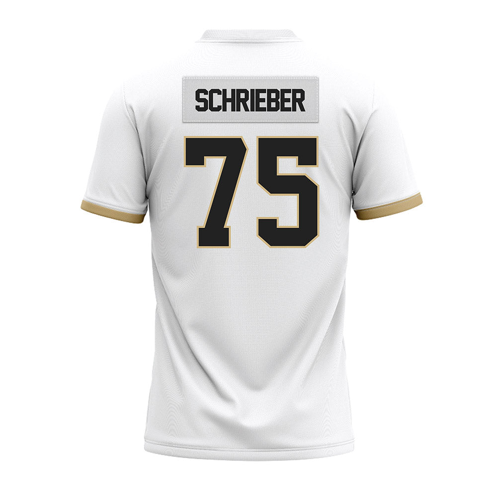 Purdue - NCAA Football : Rico Schrieber - White Premium Football Jersey-1