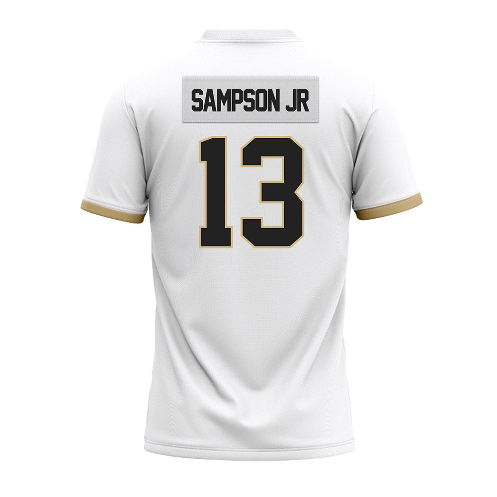 Purdue - NCAA Football : Ricky Sampson Jr - White Premium Football Jersey-1