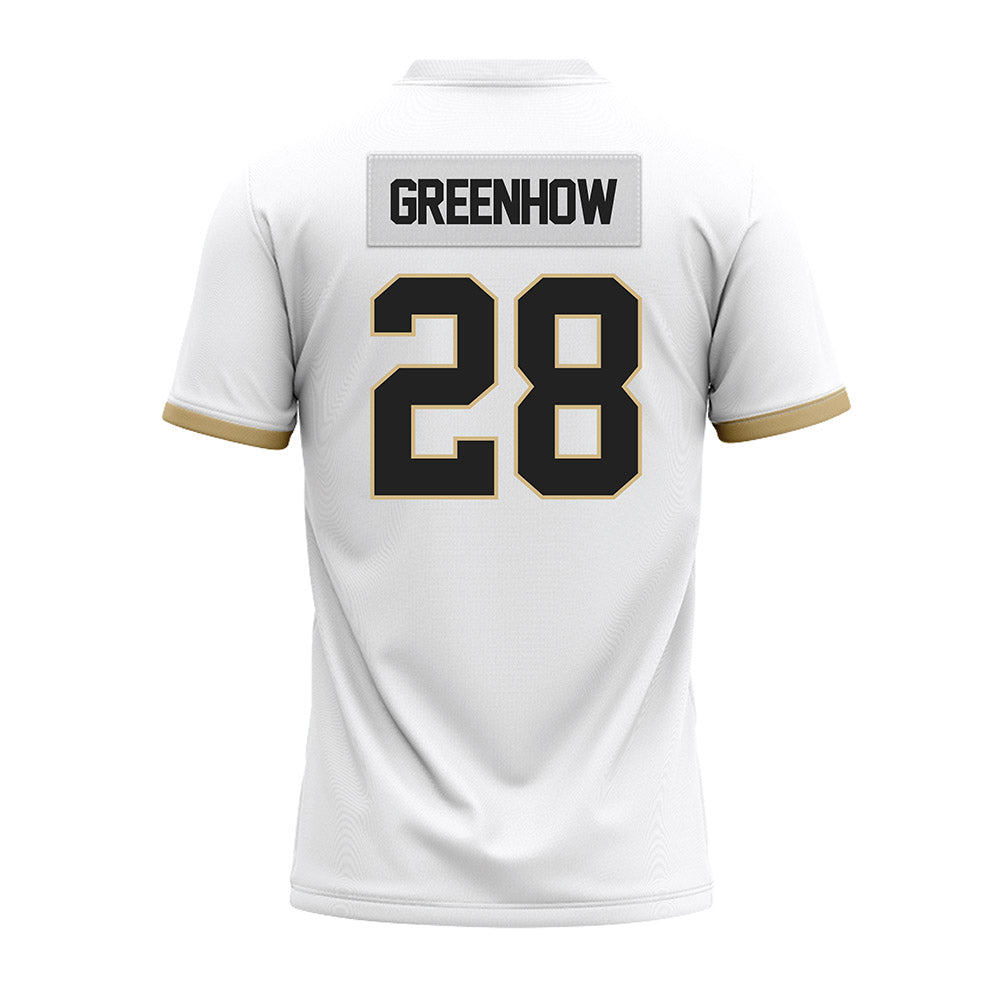 Purdue - NCAA Football : Dana Greenhow - White Premium Football Jersey-1