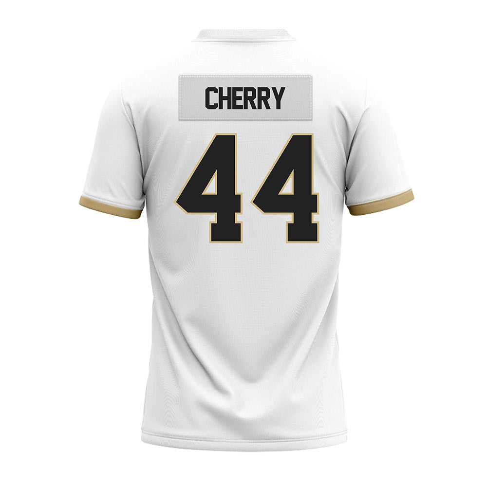 Purdue - NCAA Football : Kobe Cherry - White Premium Football Jersey-1