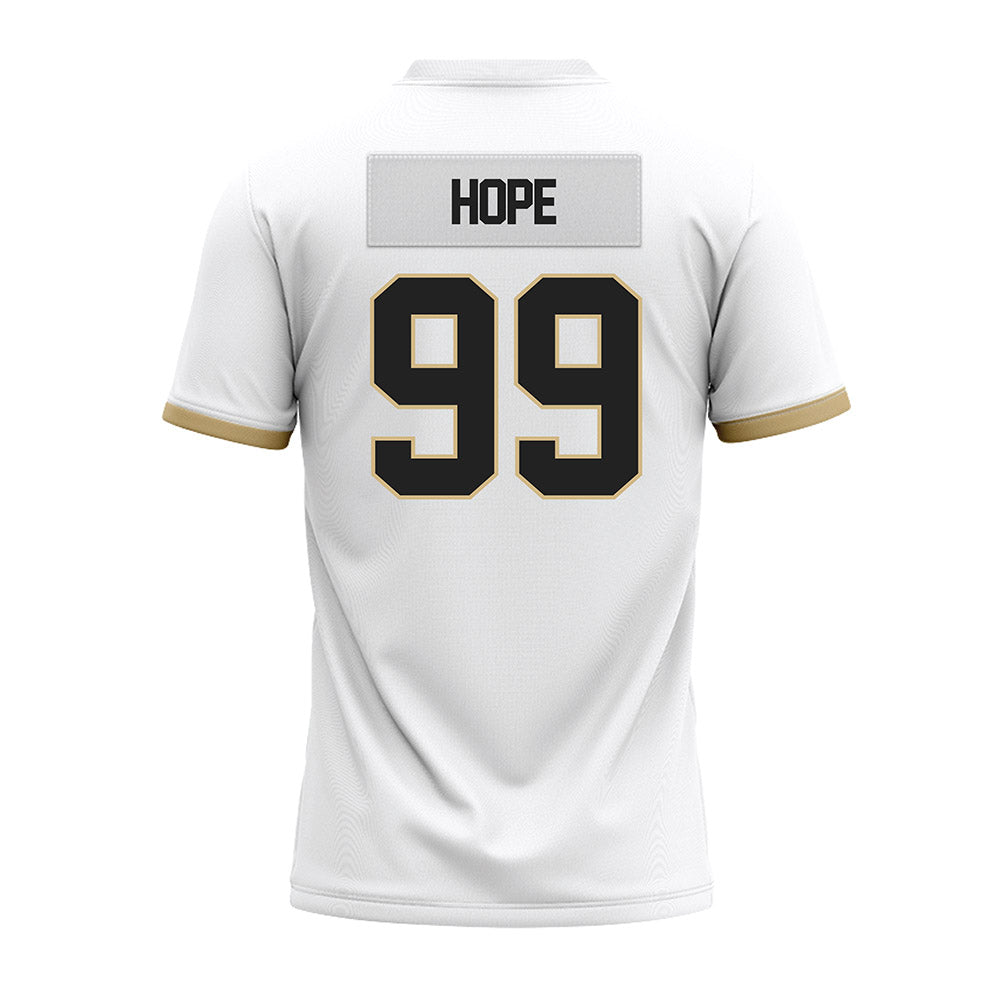 Purdue - NCAA Football : Josiah Hope - White Premium Football Jersey-1
