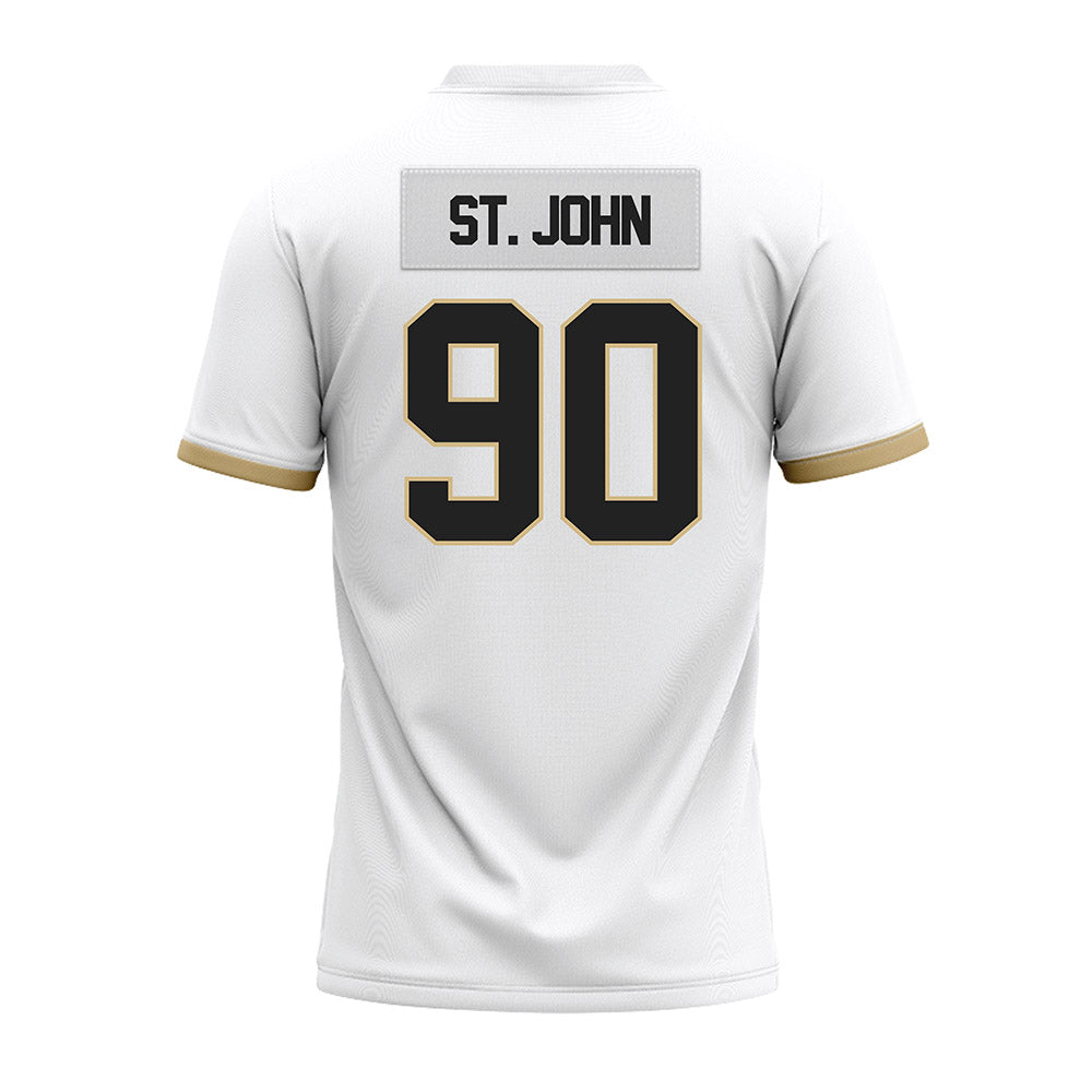 Purdue - NCAA Football : Elijah St. John - White Premium Football Jersey-1