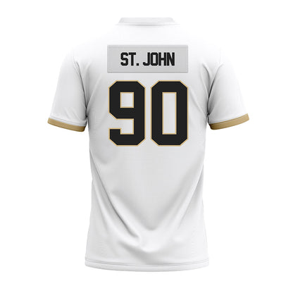 Purdue - NCAA Football : Elijah St. John - White Premium Football Jersey-1