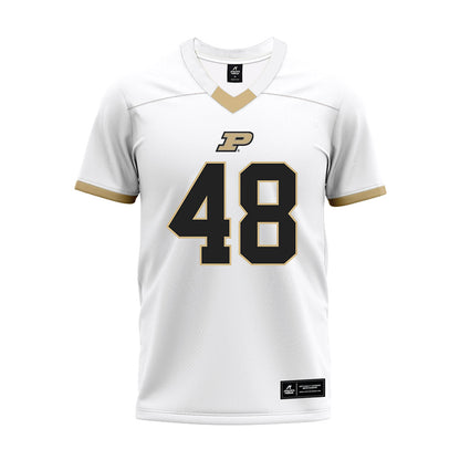 Purdue - NCAA Football : Donivan Taylor - White Premium Football Jersey-0