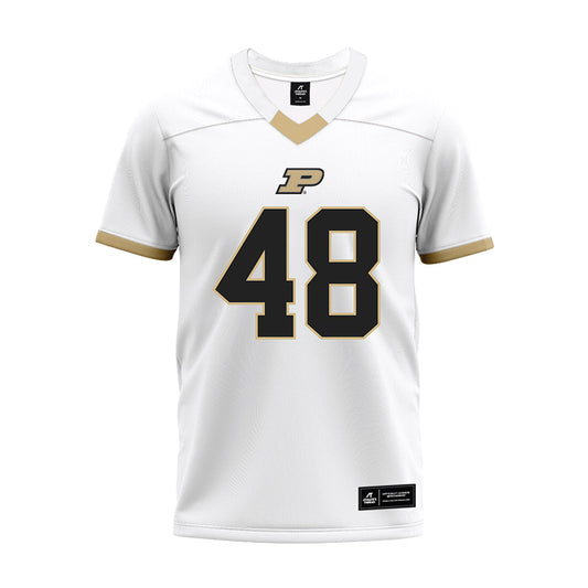 Purdue - NCAA Football : Donivan Taylor - White Premium Football Jersey-0
