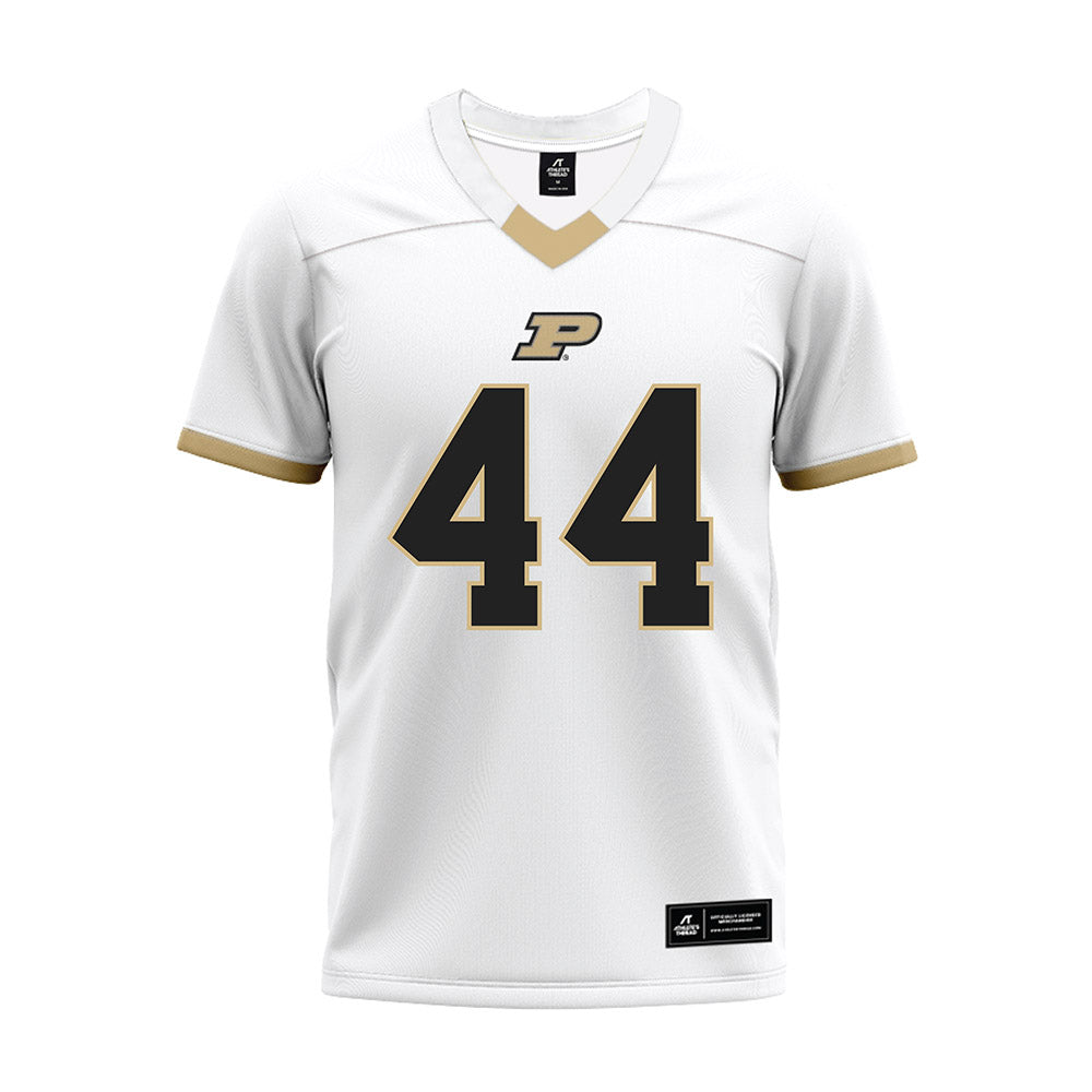 Purdue - NCAA Football : Kobe Cherry - White Premium Football Jersey-0