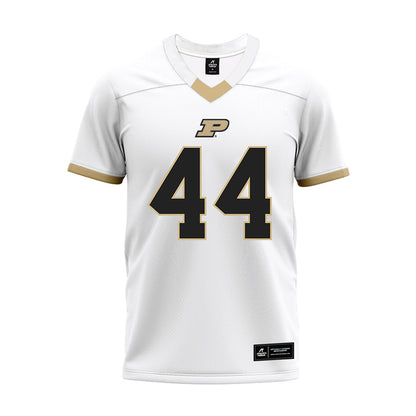 Purdue - NCAA Football : Kobe Cherry - White Premium Football Jersey-0
