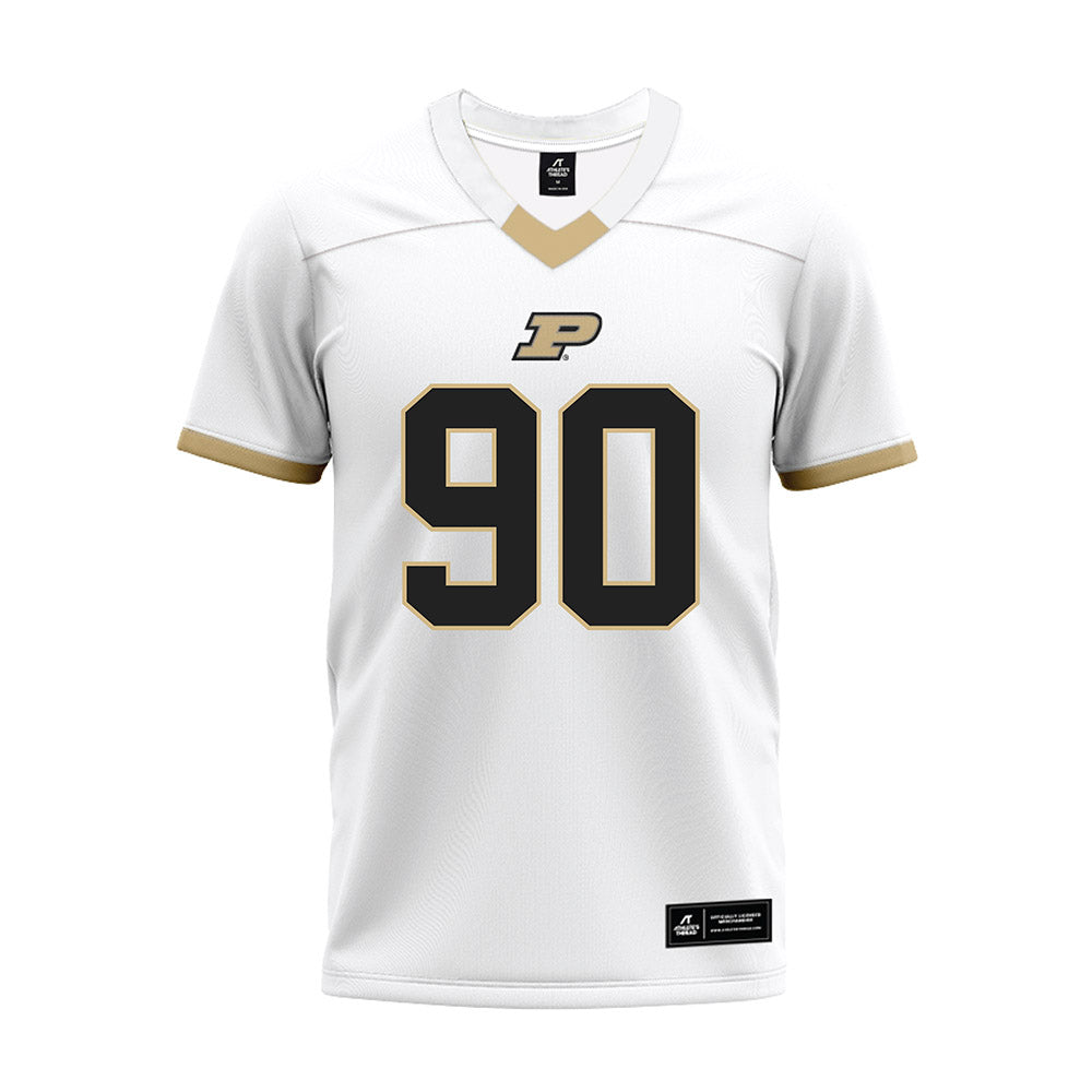 Purdue - NCAA Football : Elijah St. John - White Premium Football Jersey-0