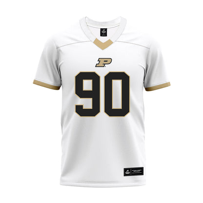 Purdue - NCAA Football : Elijah St. John - White Premium Football Jersey-0