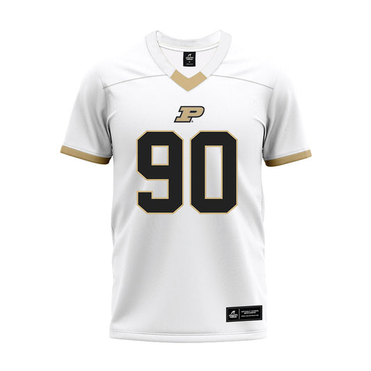 Purdue - NCAA Football : Elijah St. John - White Premium Football Jersey-0