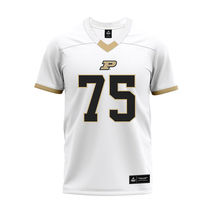 Purdue - NCAA Football : Rico Schrieber - White Premium Football Jersey-0