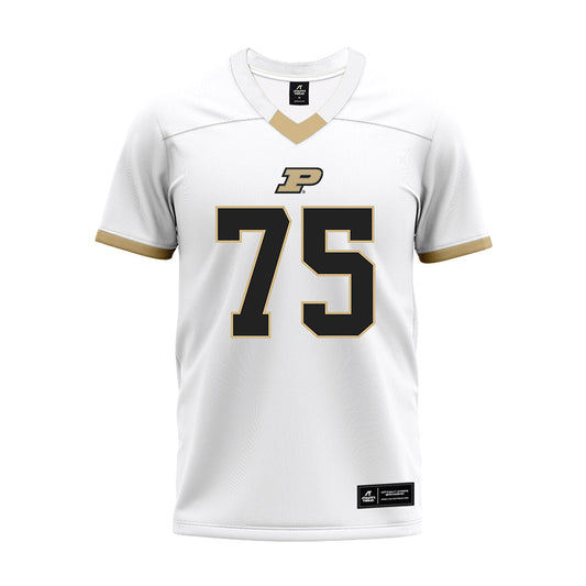 Purdue - NCAA Football : Rico Schrieber - White Premium Football Jersey-0