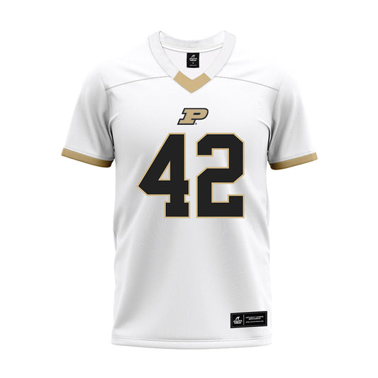 Purdue - NCAA Football : Dylan Drennan - White Premium Football Jersey-0