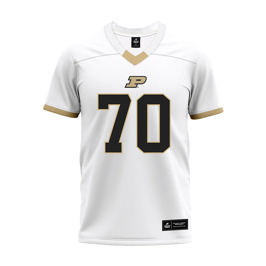 Purdue - NCAA Football : Maxwell Parrott - White Premium Football Jersey-0