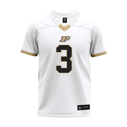 Purdue - NCAA Football : Xavier Townsend - White Premium Football Jersey-0