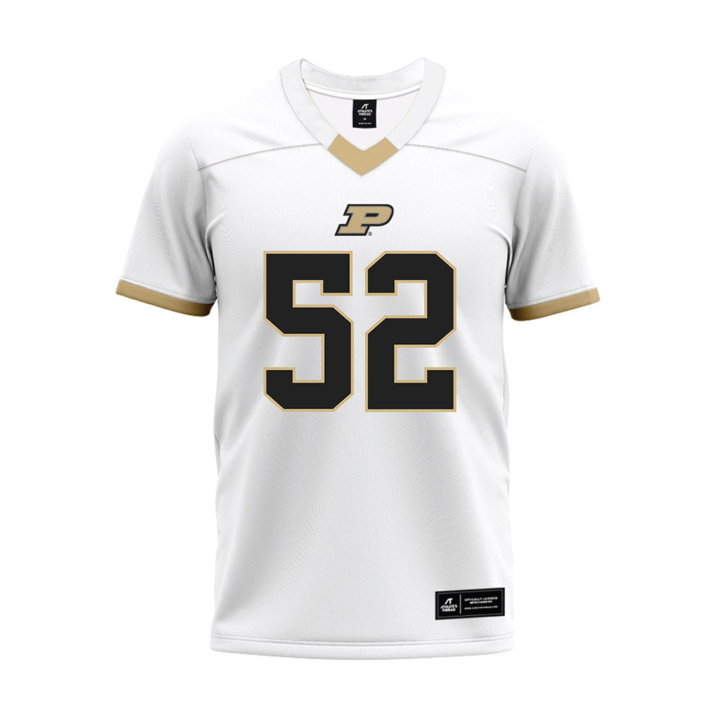 Purdue - NCAA Football : Rocco Daly - White Premium Football Jersey-0