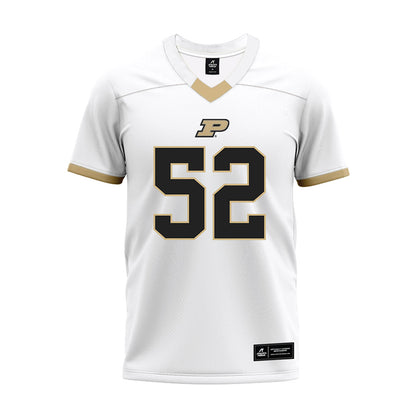 Purdue - NCAA Football : Rocco Daly - White Premium Football Jersey-0