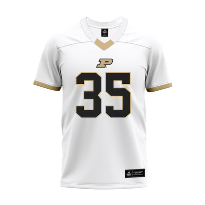 Purdue - NCAA Football : DJ Greene - White Premium Football Jersey-0