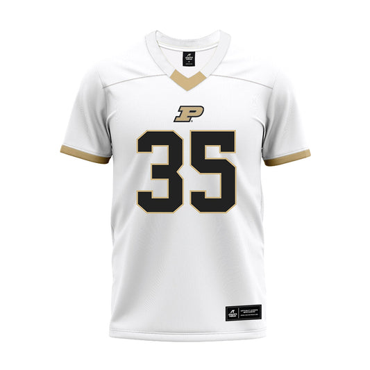 Purdue - NCAA Football : DJ Greene - White Premium Football Jersey-0