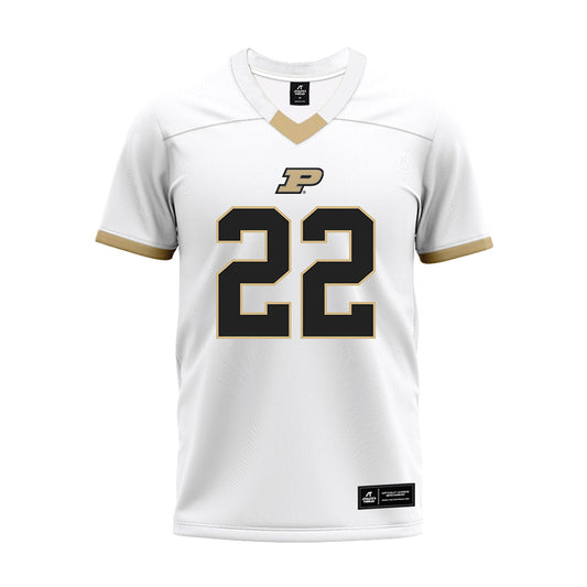 Purdue - NCAA Football : Maxwell Barbee - White Premium Football Jersey-0