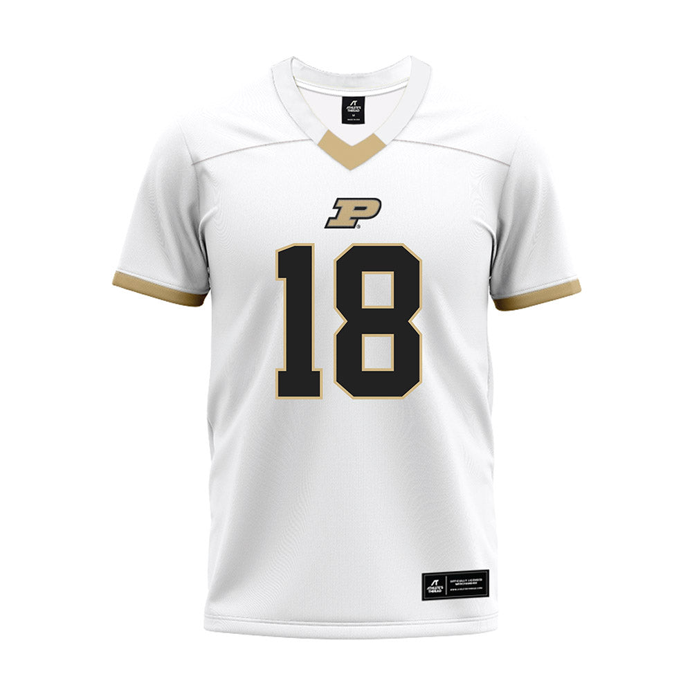 Purdue - NCAA Football : Elo Modozie - White Premium Football Jersey-0