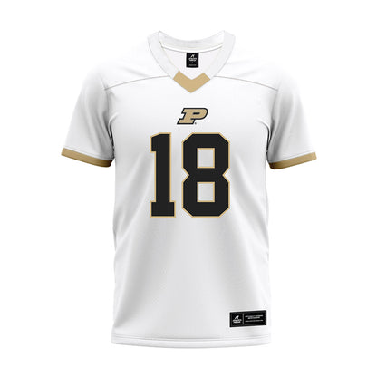 Purdue - NCAA Football : Elo Modozie - White Premium Football Jersey-0