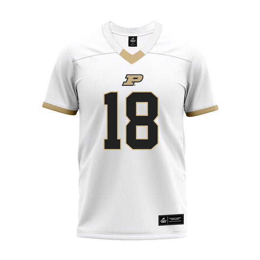 Purdue - NCAA Football : Elo Modozie - White Premium Football Jersey-0