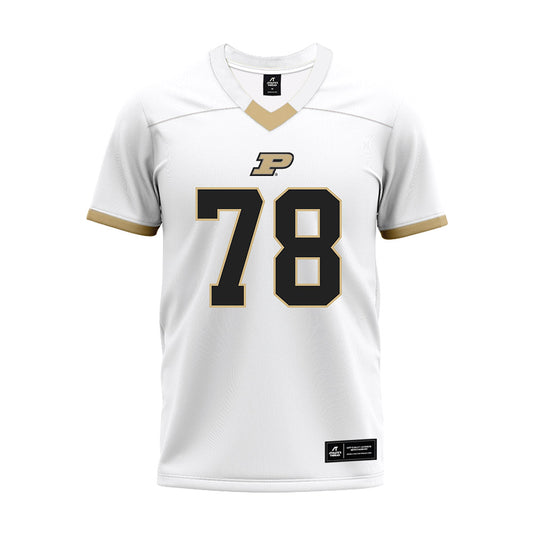 Purdue - NCAA Football : Sankeerth Veluri - White Premium Football Jersey-0