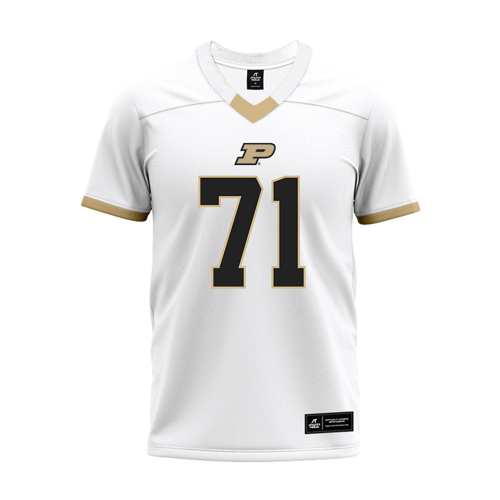 Purdue - NCAA Football : Terrell Berryhill jr - White Premium Football Jersey-0
