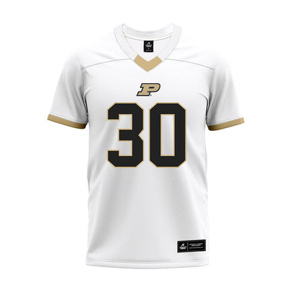 Purdue - NCAA Football : Parker Meese - White Premium Football Jersey-0