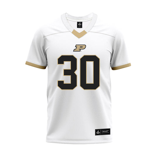 Purdue - NCAA Football : Parker Meese - White Premium Football Jersey-0