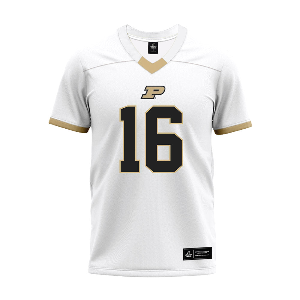 Purdue - NCAA Football : Anthony Speca - White Premium Football Jersey-0