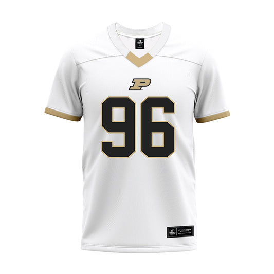 Purdue - NCAA Football : Jordan Cree - White Premium Football Jersey-0