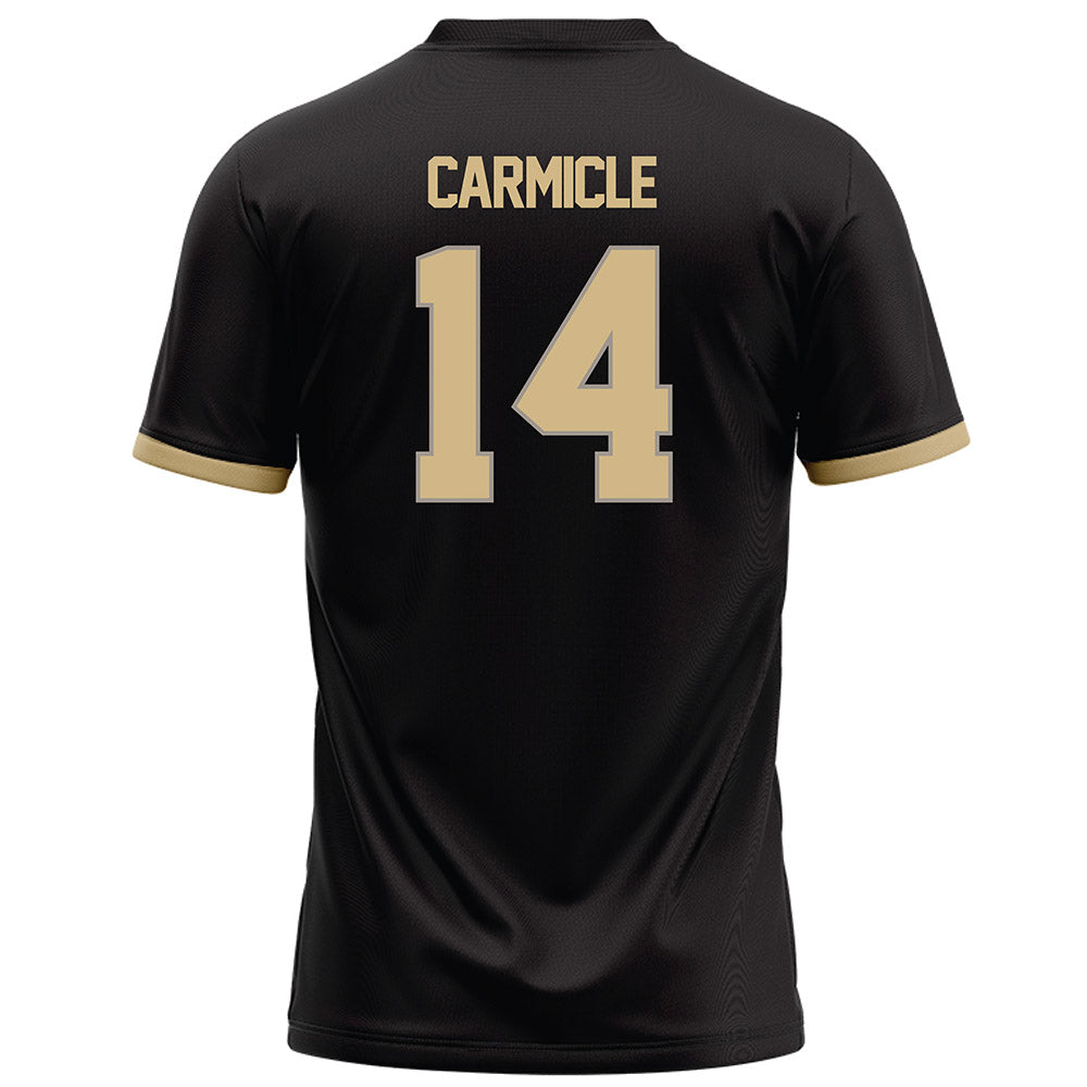 Purdue - NCAA Football : Maximilian Carmicle - Black Football Jersey-1