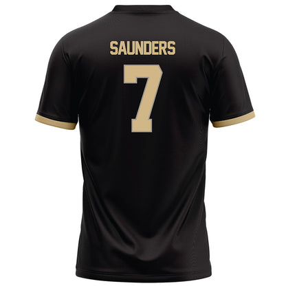 Purdue - NCAA Football : Donovan Saunders - Black Football Jersey-1